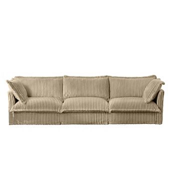 Modern 3 Seater Sofa with Pillows