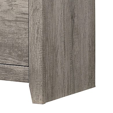 Kings Brand Furniture Harmony 2-Drawer Wooden Side End Table, Nightstand