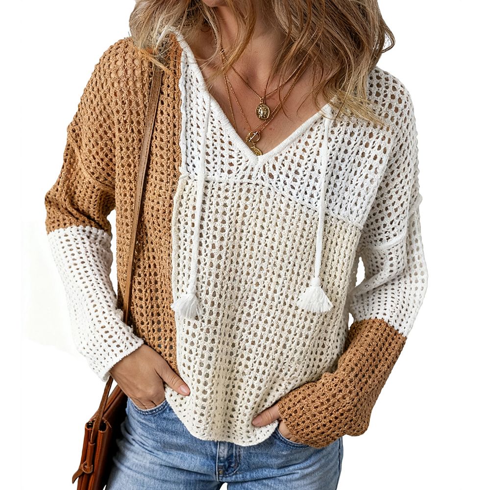 新品CLANE CROCHET V NECK LONG KNIT TOPS 8054677?wid=1000&hei=1000&