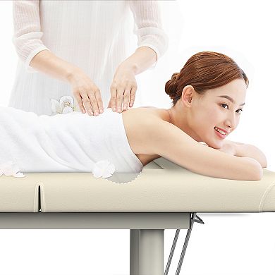 Integrated Massage Table with Adjustable Backrest