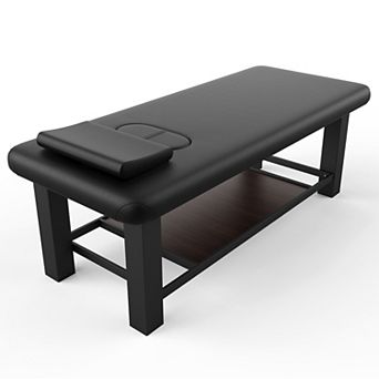 Massage Table with Storage & Face Holec,Square Leg