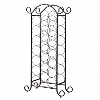 Kings Brand Furniture Floor Freestanding Metal Wine Rack Wine Bottle Holder Stands