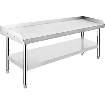 IDEALHOUSE 48 Inch Stainless Steel Grill Prep Table