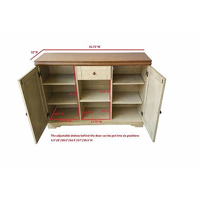 Kings Brand Furniture Wood Buffet Cabinet Console Table