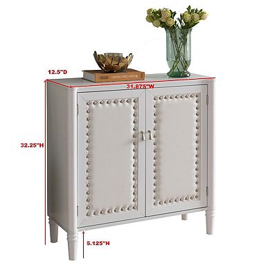Kings Brand Furniture 2 Door Entryway Console Table Accent Cabinet