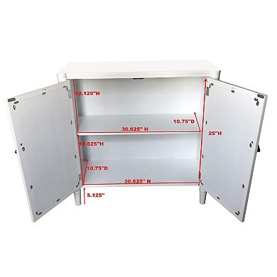 Kings Brand Furniture 2 Door Entryway Console Table Accent Cabinet