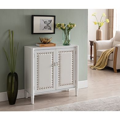 Kings Brand Furniture 2 Door Entryway Console Table Accent Cabinet