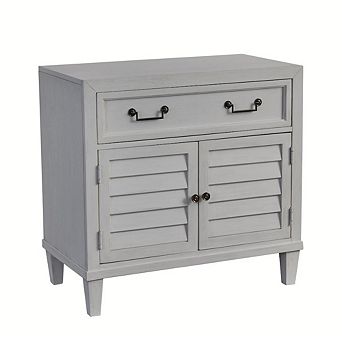 Dunescape 2 Door Nightstand - White