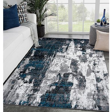 Luxe Weavers Modern Abstract Art Indoor Area Rug