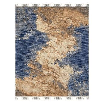 LUXE WEAVERS Abstract Fringe Premium Indoor Area Rug