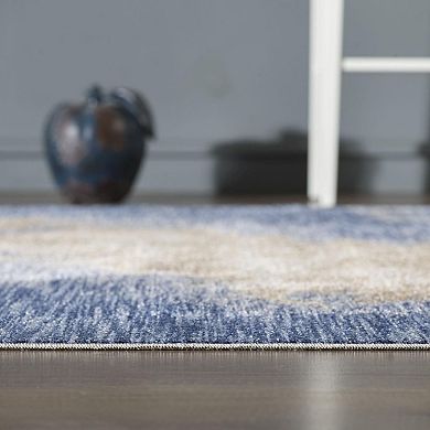 LUXE WEAVERS Abstract Fringe Premium Indoor Area Rug