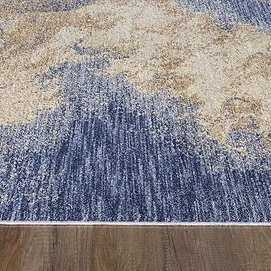 LUXE WEAVERS Abstract Fringe Premium Indoor Area Rug