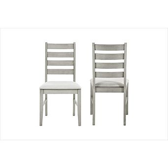New Classic Furniture Furniture Pascal Wood Dining Chair in Driftwood (Set of 2)