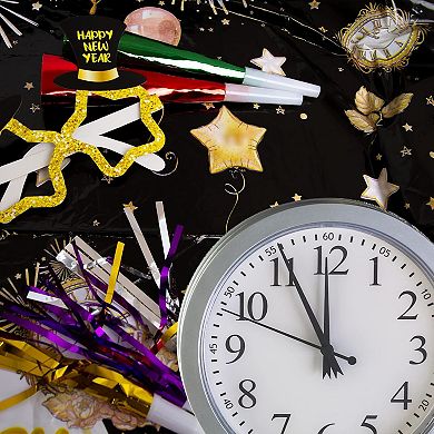 3 Pack 2026 NYE Disposable Tablecloths, 54x108” Holiday Party Decor