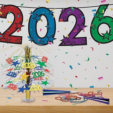 2026 Multicolor Graduation Streamer Banner Star Design for Parties & Milestone Events