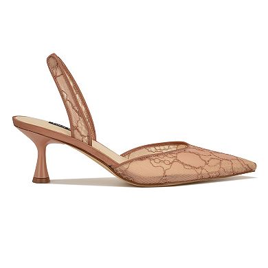 Nine West Rizze Women's Pointy Toe Slingback Pumps