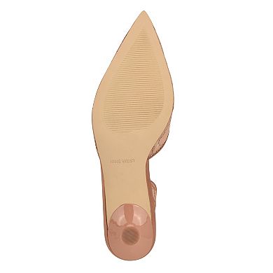 Nine West Rizze Women's Pointy Toe Slingback Pumps