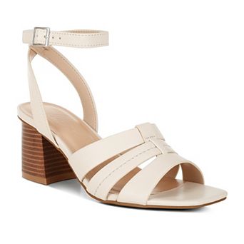 London Rag Signora Women's Block Heel Ankle Strap Sandals