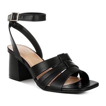London Rag Signora Women's Block Heel Ankle Strap Sandals