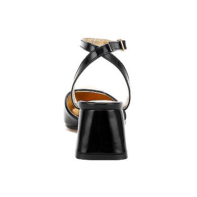 London Rag Griselda Women's Ankle Strap Block Heel Sandals