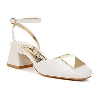 London Rag Griselda Women's Ankle Strap Block Heel Sandals