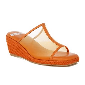Rag & Co Seraphine Women's Slip-On Wedge Mesh Sandals
