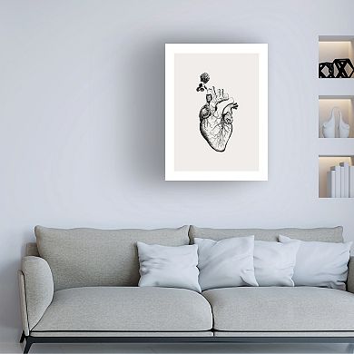 Trademark Fine Art Beth Cai Heart Bloom Canvas Art
