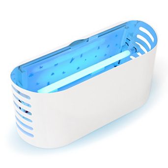 Techko UV Indoor Wall Mount & Countertop Insect Trap with Large Sticky Glue Pad