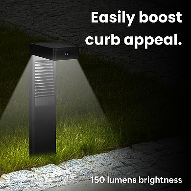 Techko Outdoor L-Shaped Solar Pathlight with Motion Sensor
