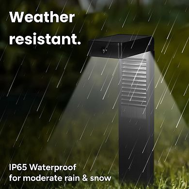 Techko Outdoor L-Shaped Solar Pathlight with Motion Sensor