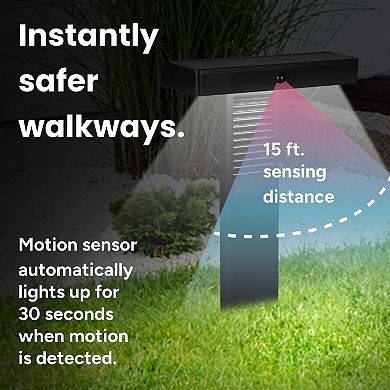 Techko Outdoor T-Shaped Solar Pathlight with Motion Sensor