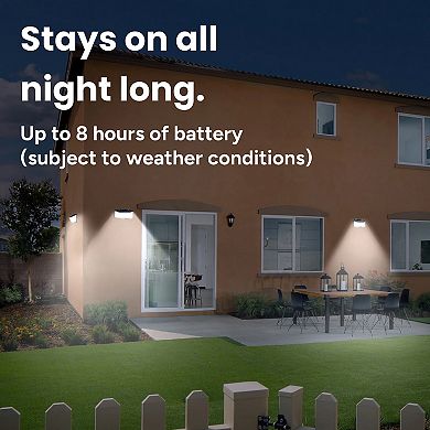 Techko Solar Motion Sensing Wall Lights 2-pk.