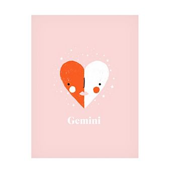 Trademark Fine Art Aislinn Simmonds Gemini Canvas Art