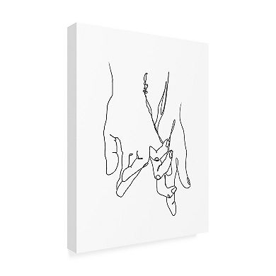 Trademark Fine Art Hanna Lee Tidd Wherever You're Going Canvas Art