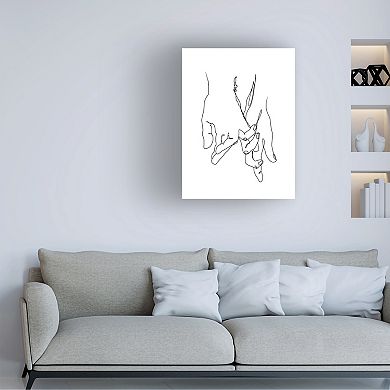 Trademark Fine Art Hanna Lee Tidd Wherever You're Going Canvas Art