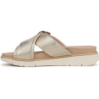 Dr. Scholl's Piper Women's Faux Leather Slide Sandals