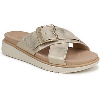 Dr. Scholl's Piper Women's Faux Leather Slide Sandals
