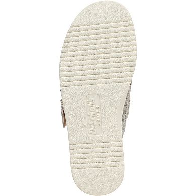 Dr. Scholl's So Clever Women's Faux Leather Slide Sandals