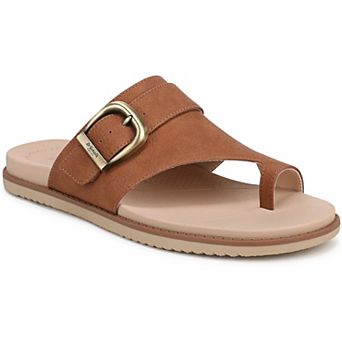 Dr. Scholl's So Clever Women's Faux Slide Leather Sandals