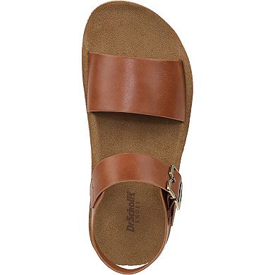 Dr. Scholl's Happy Lucky Women's Slingback Faux Leather Sandals