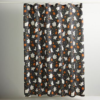 Celebrate Together™ Halloween Pumpkins & Ghosts Shower Curtain