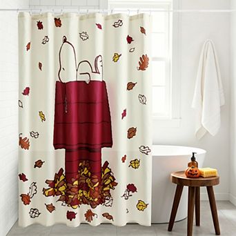 Celebrate Together™ Peanuts Snoopy Doghouse Shower Curtain