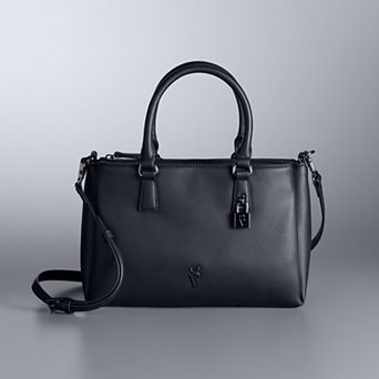 Simply Vera Vera Wang Muna Padlock Satchel Bag
