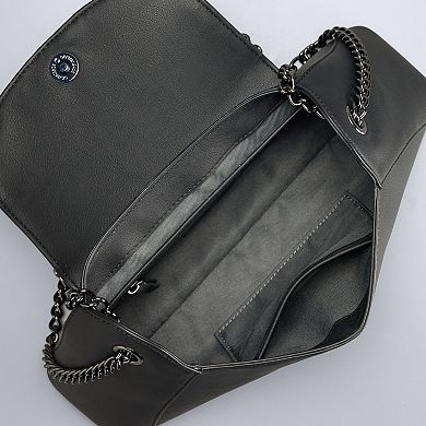 Simply Vera Vera Wang Harlow Chain Flap Crossbody Bag