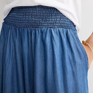 Women's Farmers Market Smocked Waist Balloon Pants