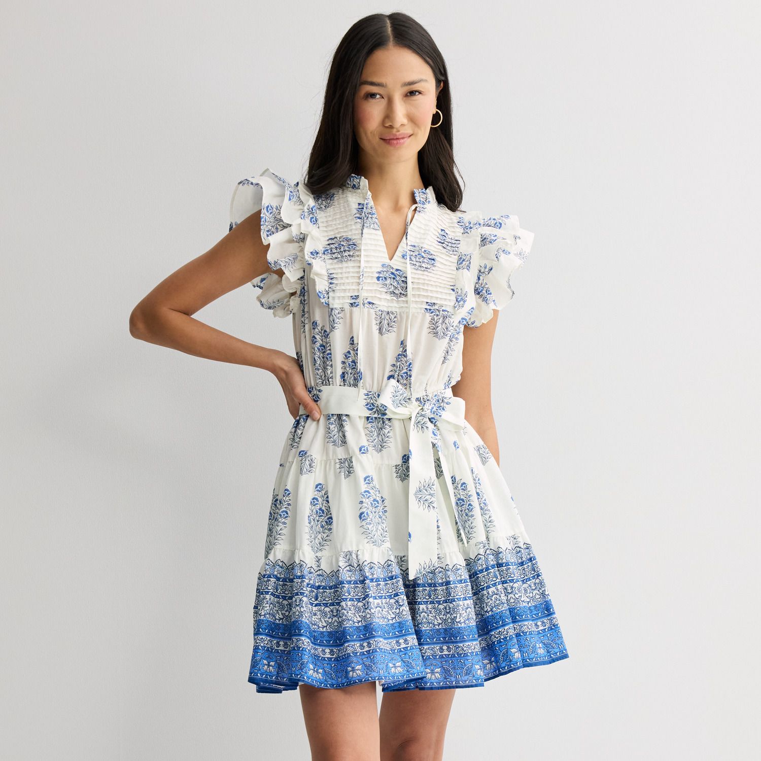 Женские платья Farmers Market Sleeveless Belted Short Dress