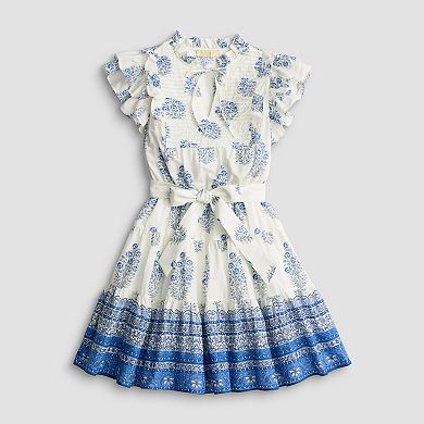 Women's Farmers Market Sleeveless Belted Short Dress