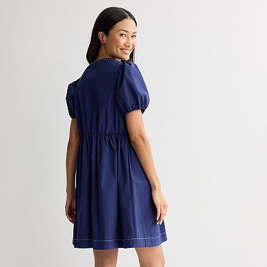 Women's Farmers Market Bow Front Short Dress