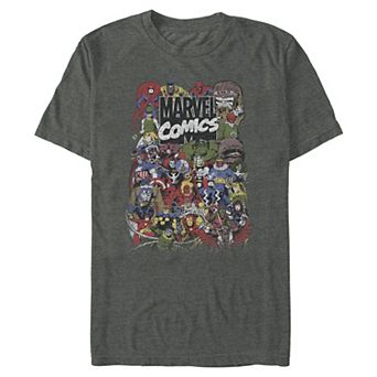 Men's Marvel Comics Heroes & Villains Graphic Tee