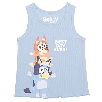 Baby & Toddler Bluey Best Day Ever Doodle Tank Top & Skirt Set